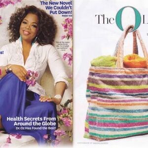 Fresco Towels Rainbow Stripe Extra Large Tote Bag Gorgeous!
